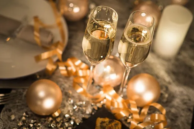 Celebrating New Years Eve With Champagne