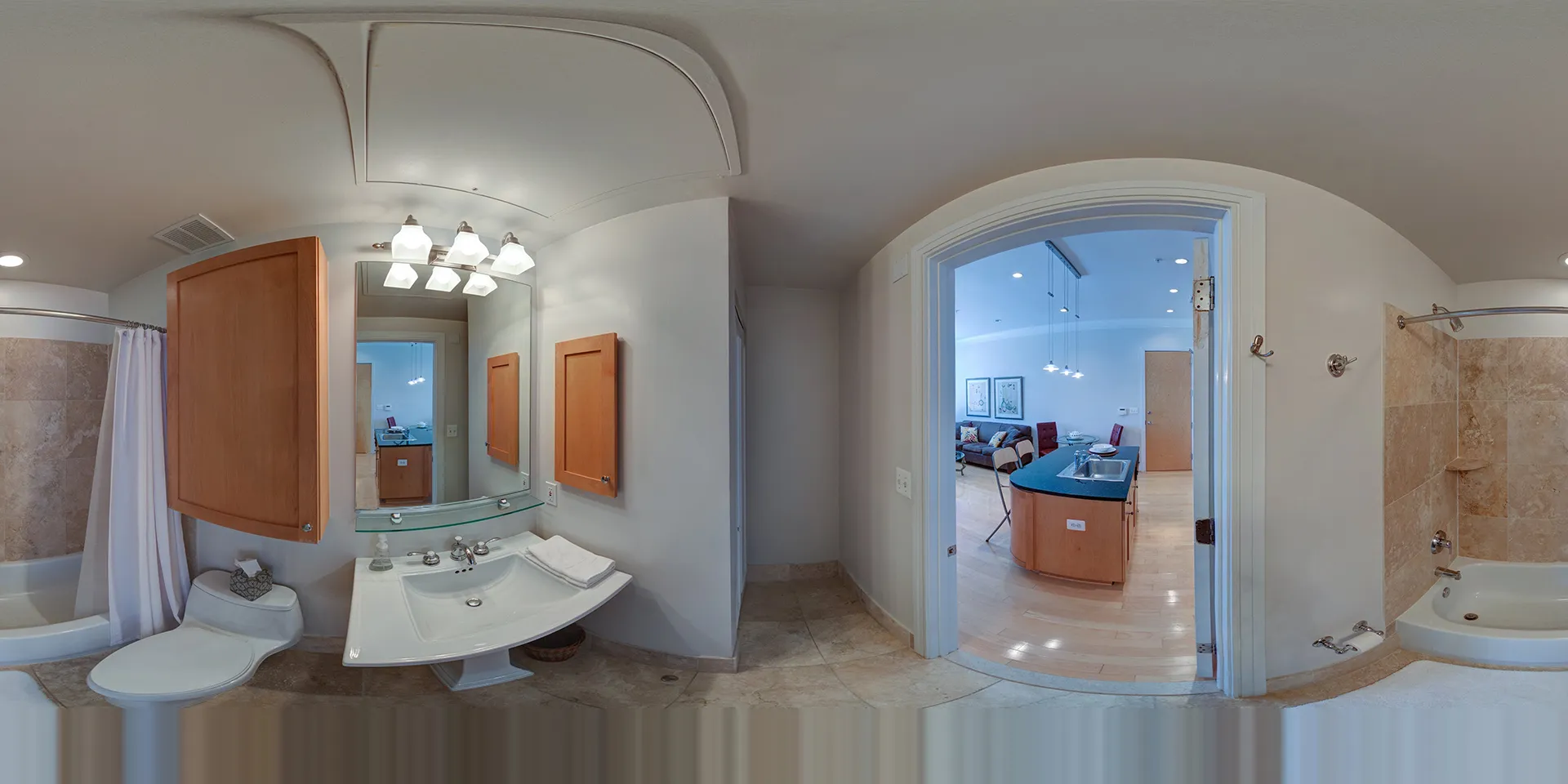 The Gatsby — Bathroom 360° vantage