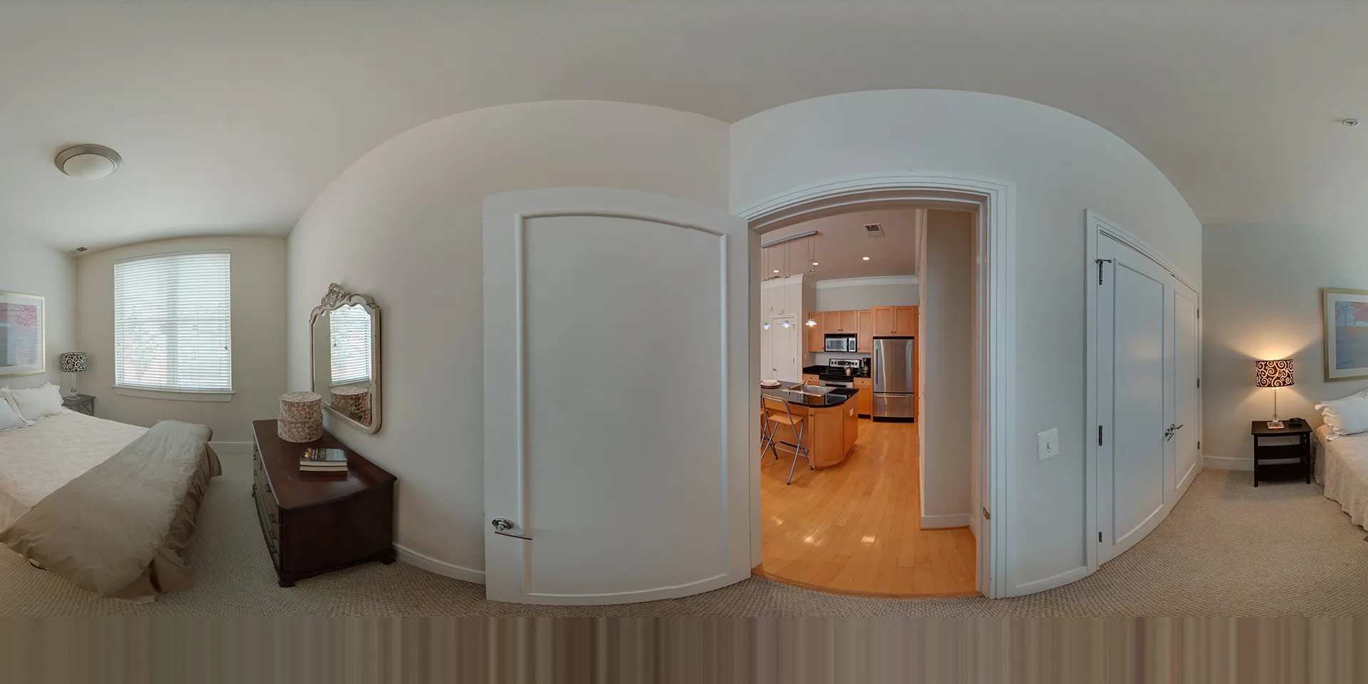 The Gatsby — Bedroom 360° vantage
