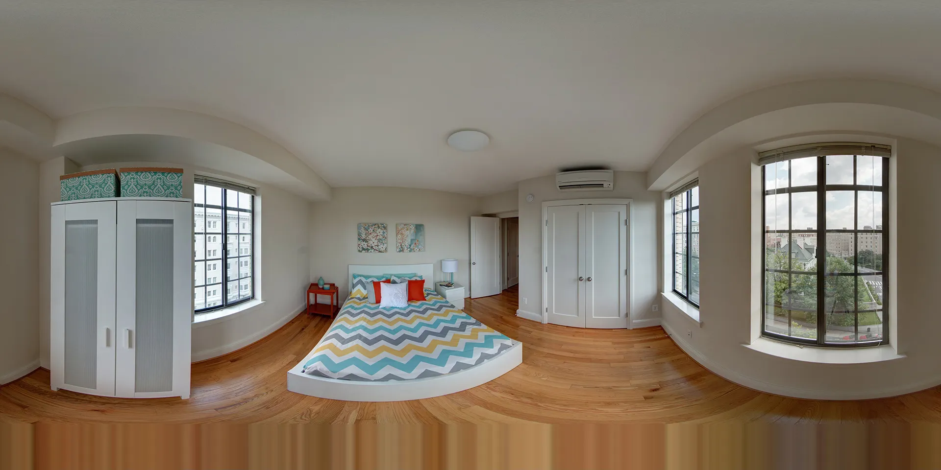 2000 Connecticut — Bedroom 360° vantage