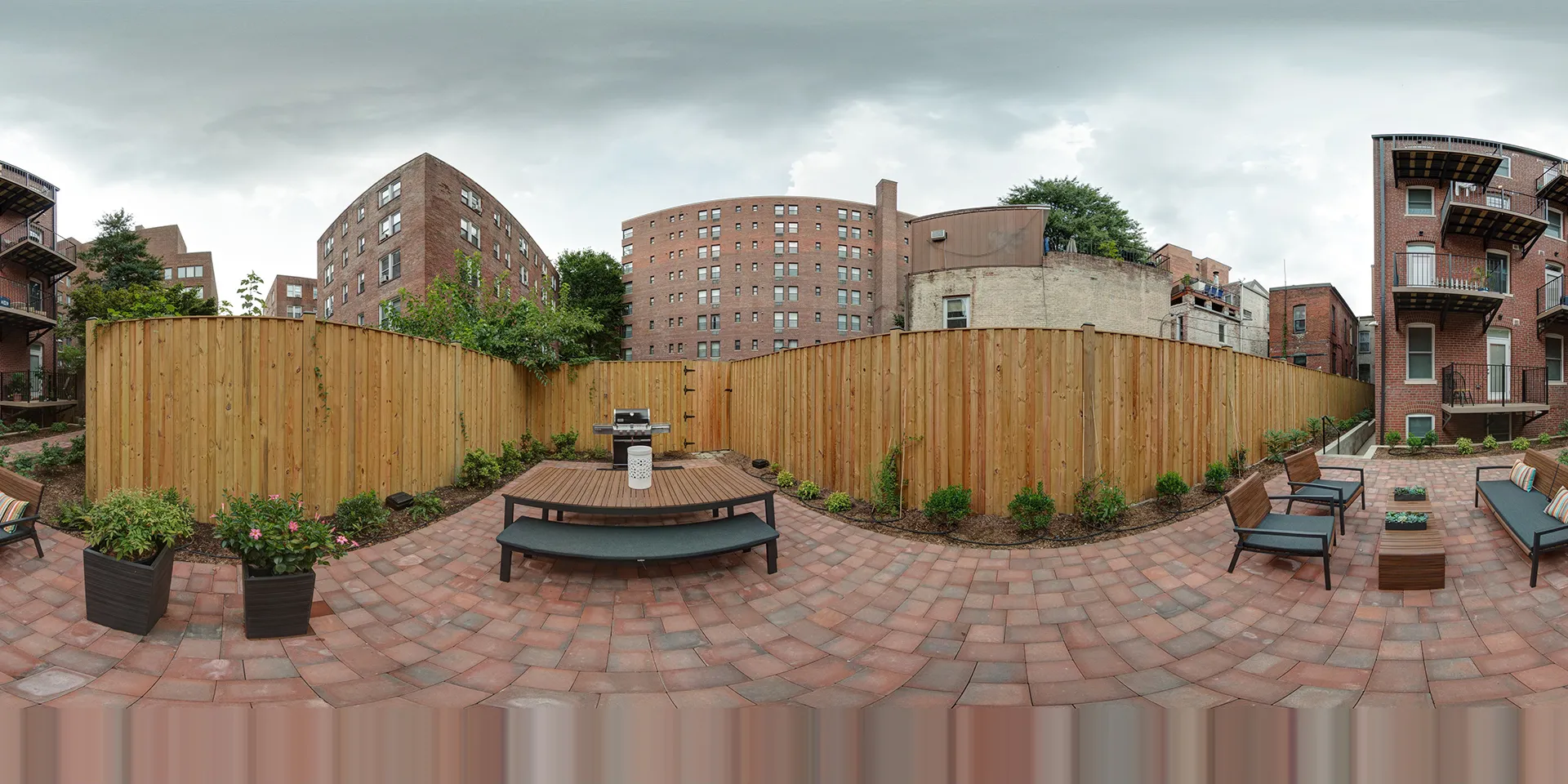 The Santa Rosa — Courtyard 360° vantage