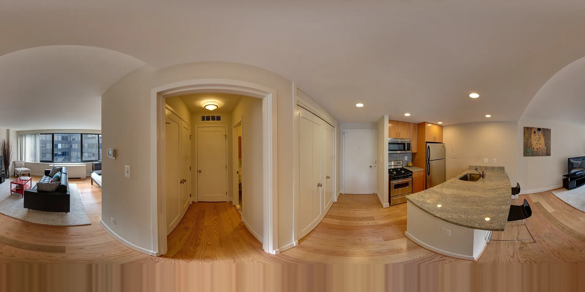 The Hamilton House — Living Room 360° vantage