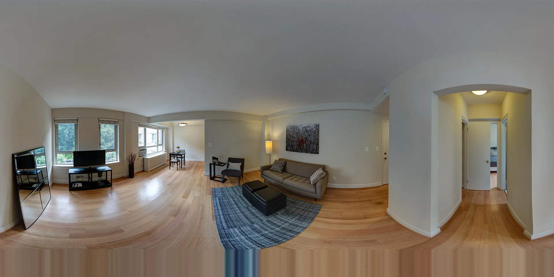 The Delano — Living Room 360° vantage