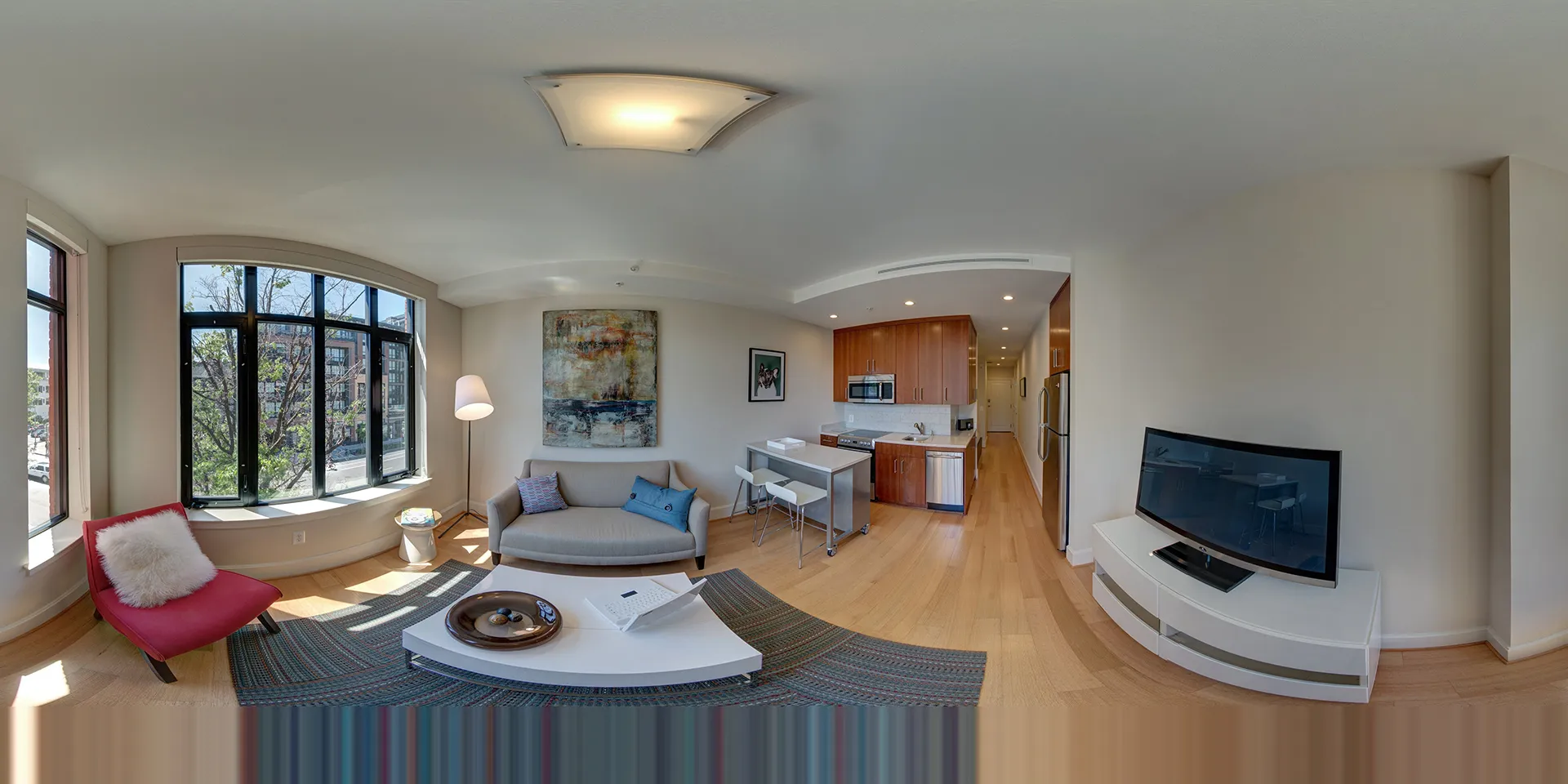 The Harper — Living Room 360° vantage