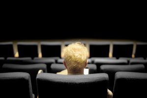 Man Sitting In Theater In D.C. Film Festival