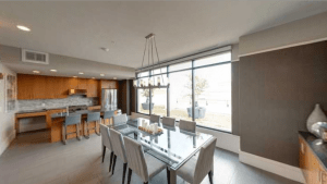 Dining Room Of An Apartment In The Drake Apartment Building