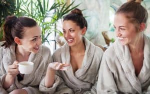 3 Women Enjoying Logan Circle’s Best Luxury Spa