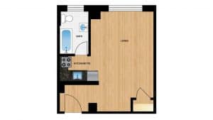 Windermere Harrowgate H105 - H805 Apartment Floor Plan