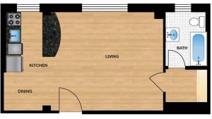 Windermere Harrowgate H109 - H809 Apartment Floor Plan