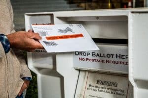 Mail in Voter Registration Ballot