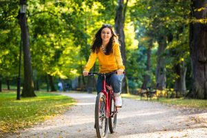 Biking Through Georgetown